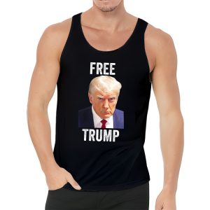 Free Donald Trump Mugshot Tank Top 3 2