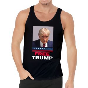 Free Donald Trump Mugshot Tank Top 3 3