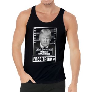 Free Donald Trump Mugshot Tank Top 3