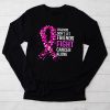 Friends Don't Fight Alone Breast Cancer Awareness Longsleeve Tee