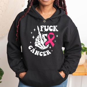 Fuck Cancer Tshirt for Breast Cancer Awareness Hoodie 1 1