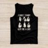 Funny Boo Ghost Black Cat Forget Candy Give Me Cat Halloween Tank Top