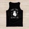 Funny Boo Ghost Black Cat Forget Candy Give Me Cat Halloween Tank Top