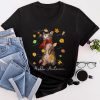 Funny Cat Leaf Fall Hello Autumn Cute Kitten Cat Lovers T-Shirt