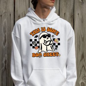 Funny Halloween Boo Ghost Costume This is Some Boo Sheet Hoodie 2 5