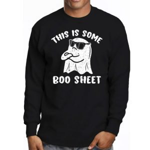 Funny Halloween Boo Ghost Costume This is Some Boo Sheet Longsleeve Tee 3 3