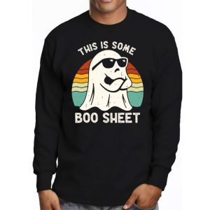 Funny Halloween Boo Ghost Costume This is Some Boo Sheet Longsleeve Tee 3