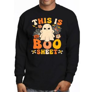 Funny Halloween Boo Ghost Costume This is Some Boo Sheet Longsleeve Tee 3 6