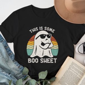 Funny Halloween Boo Ghost Costume This is Some Boo Sheet T Shirt 1