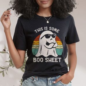 Funny Halloween Boo Ghost Costume This is Some Boo Sheet T Shirt 2