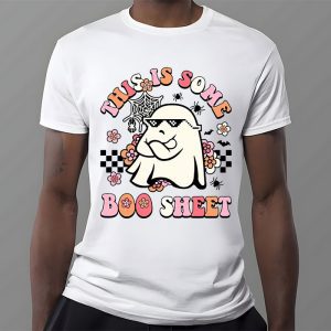 Funny Halloween Boo Ghost Costume This is Some Boo Sheet T Shirt 3 10