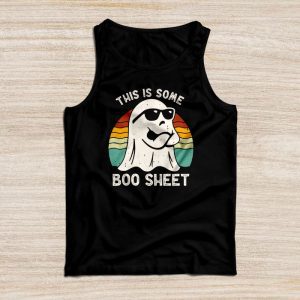 Funny Halloween Shirts This Is Some Boo Sheet Cute Tank Top