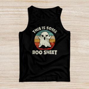 Funny Halloween Shirts This Is Some Boo Sheet Cute Tank Top