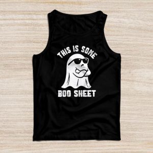 Funny Halloween Shirts This Is Some Boo Sheet Cute Tank Top