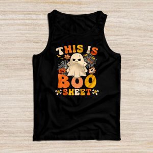 Funny Halloween Boo Ghost Costume This is Some Boo Sheet Tank Top