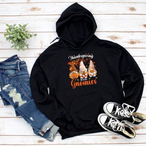 Funny Thanksgiving Shirts for Women Gnome Gnomies Lover Hoodie 1