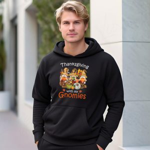 Funny Thanksgiving Shirts for Women Gnome Gnomies Lover Hoodie 3 4