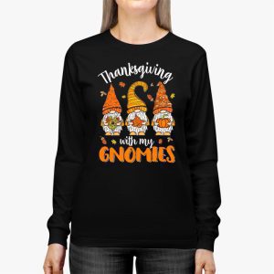 Funny Thanksgiving Shirts for Women Gnome Gnomies Lover Longsleeve Tee 2 1