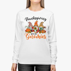 Funny Thanksgiving Shirts for Women Gnome Gnomies Lover Longsleeve Tee 2 2