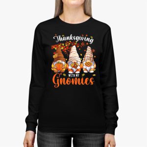 Funny Thanksgiving Shirts for Women Gnome Gnomies Lover Longsleeve Tee 2