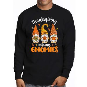 Funny Thanksgiving Shirts for Women Gnome Gnomies Lover Longsleeve Tee 3 1