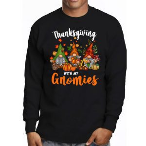 Funny Thanksgiving Shirts for Women Gnome Gnomies Lover Longsleeve Tee 3 3