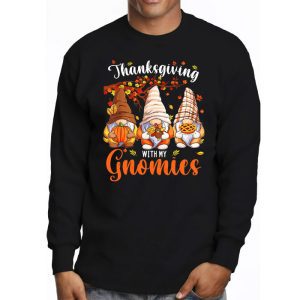 Funny Thanksgiving Shirts for Women Gnome Gnomies Lover Longsleeve Tee 3