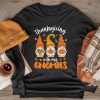 Funny Thanksgiving Shirts for Women Gnome - Gnomies Lover Longsleeve Tee