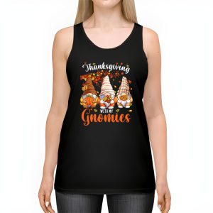 Funny Thanksgiving Shirts for Women Gnome Gnomies Lover Tank Top 2