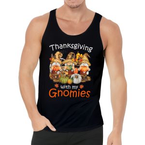 Funny Thanksgiving Shirts for Women Gnome Gnomies Lover Tank Top 3 4