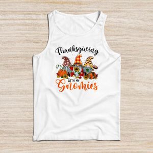 Thanksgiving Shirt Ideas Funny Gift Gnomies Lover Tank Top