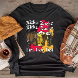 Oktoberfest Shirts German Clothes American Oktoberfest Zicke Zacke Longsleeve Tee