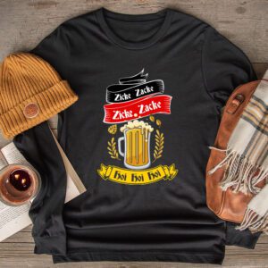 Oktoberfest Shirts German Clothes American Oktoberfest Zicke Zacke Longsleeve Tee