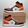 Ghana High Sneakers Air Jordan 1 - Satin Shattered Backboard - Orange JD1 Shoes