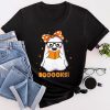 Ghost Book Reading Halloween Costume Teacher Books Lover T-Shirt
