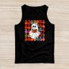 Ghost Book Reading Halloween Costume Teacher Books Lover Tank Top
