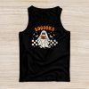 Ghost Book Reading Halloween Costume Teacher Books Lover Tank Top