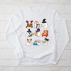 Ghosts Reading Books Teacher Halloween Librarian Boooks Longsleeve Tee