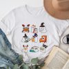 Ghosts Reading Books Teacher Halloween Librarian Boooks T-Shirt