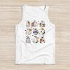 Ghosts Reading Books Teacher Halloween Librarian Boooks Tank Top