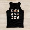 Ghosts Reading Books Teacher Halloween Librarian Boooks Tank Top