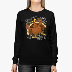 Gravy Beans And Rolls Let Me Cute Turkey Thanksgiving Funny Longsleeve Tee 2