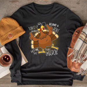 Thanksgiving Shirt Ideas Gravy Beans Let Me See Cute Turkey Thanksgiving Funny Longsleeve Tee