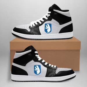 Greenland High Sneakers Air Jordan 1 - Black/White JD1 Shoes