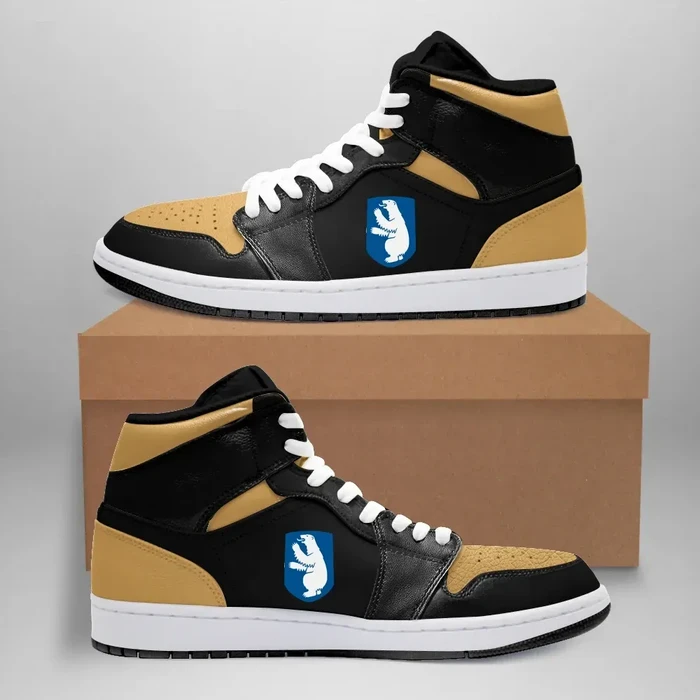 Greenland High Sneakers Air Jordan 1 - Retro Gold Toe (Version 2.0) JD1 Shoes