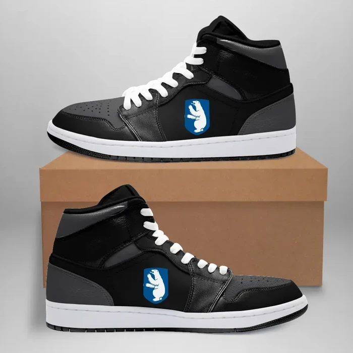Greenland High Sneakers Air Jordan 1- Retro Mid Black Dark Grey JD1 Shoes