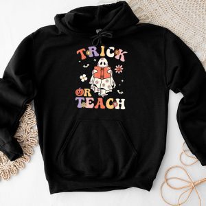 Halloween Teacher Shirts Groovy Ghost Teacher Special Hoodie