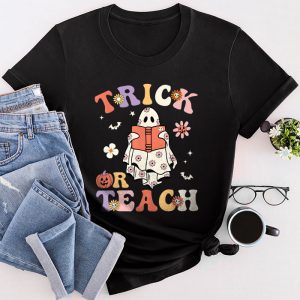 Halloween Teacher Shirts Groovy Ghost Teacher Special T-Shirt