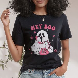 Groovy Hey Boo Cute Ghost Funny Halloween Mens Womens Kids T Shirt 2 1