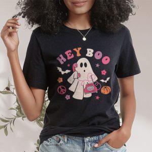 Groovy Hey Boo Cute Ghost Funny Halloween Mens Womens Kids T Shirt 2 2